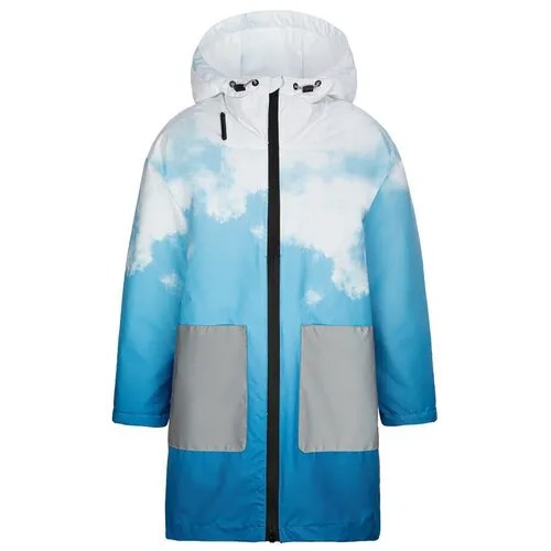Куртка Oldos, размер 116-60-54, белый, голубой