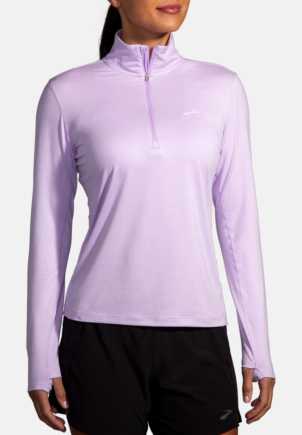 Рубашка с длинным рукавом DASH 1/2 2.0 Brooks, цвет htr purple
