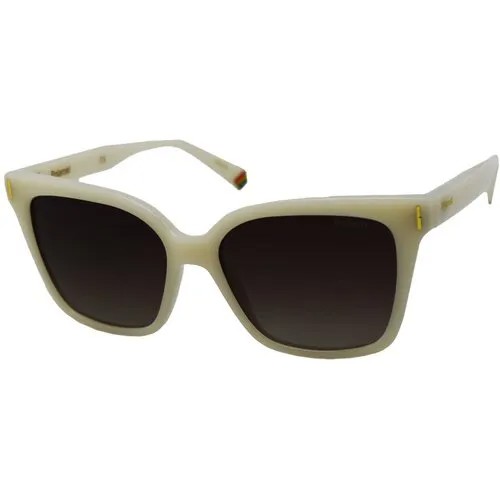 Солнцезащитные очки Polaroid PLD 6192/S, белый, коричневый