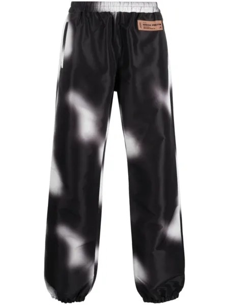 Heron Preston спортивные брюки с принтом, черный