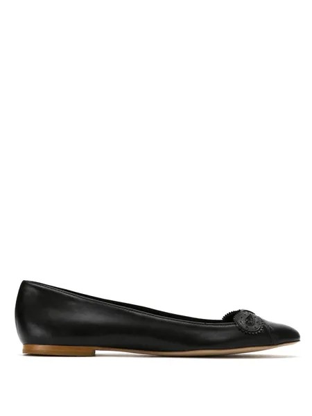 Sarah Chofakian leather ballerinas