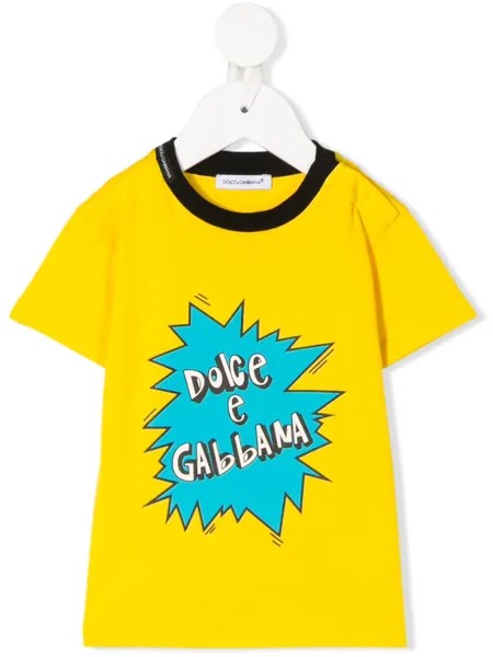 Dolce & Gabbana Kids футболка с логотипом