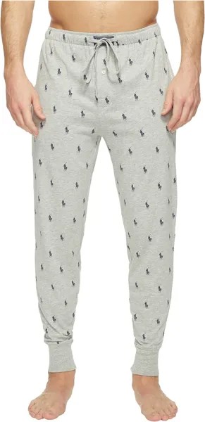 Вязаные брюки для сна с пони по всей длине Polo Ralph Lauren, цвет Andover