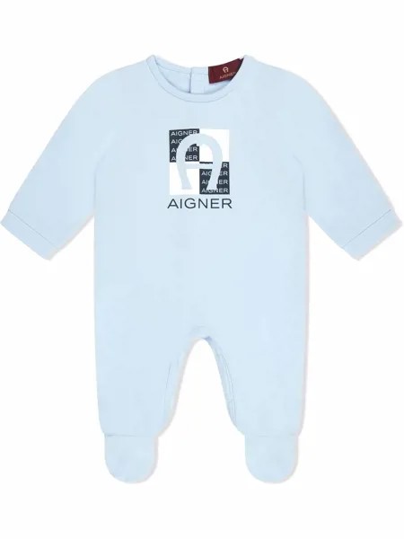 Aigner Kids комбинезон для новорожденного с логотипом
