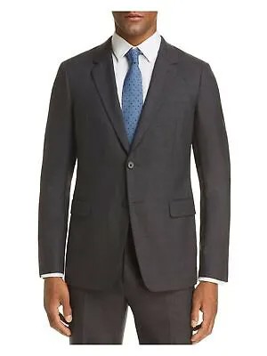 THEORY Мужской однобортный серый пиджак приталенного кроя Chambers 44R