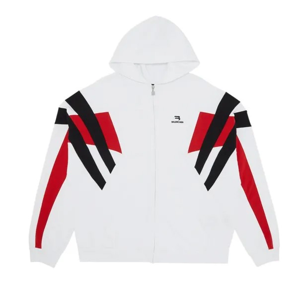 Худи Balenciaga Tracksuit Hoodie 'White/Black', белый