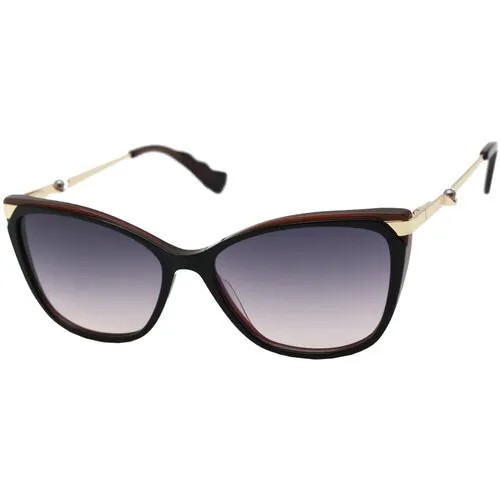 Солнцезащитные очки Enni Marco, бордовый, серый