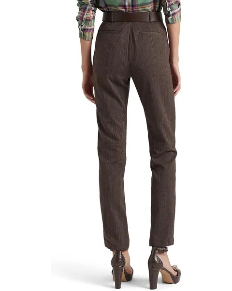 Брюки LAUREN Ralph Lauren Herringbone Jodhpur Pants, цвет Brown/Cream Multi