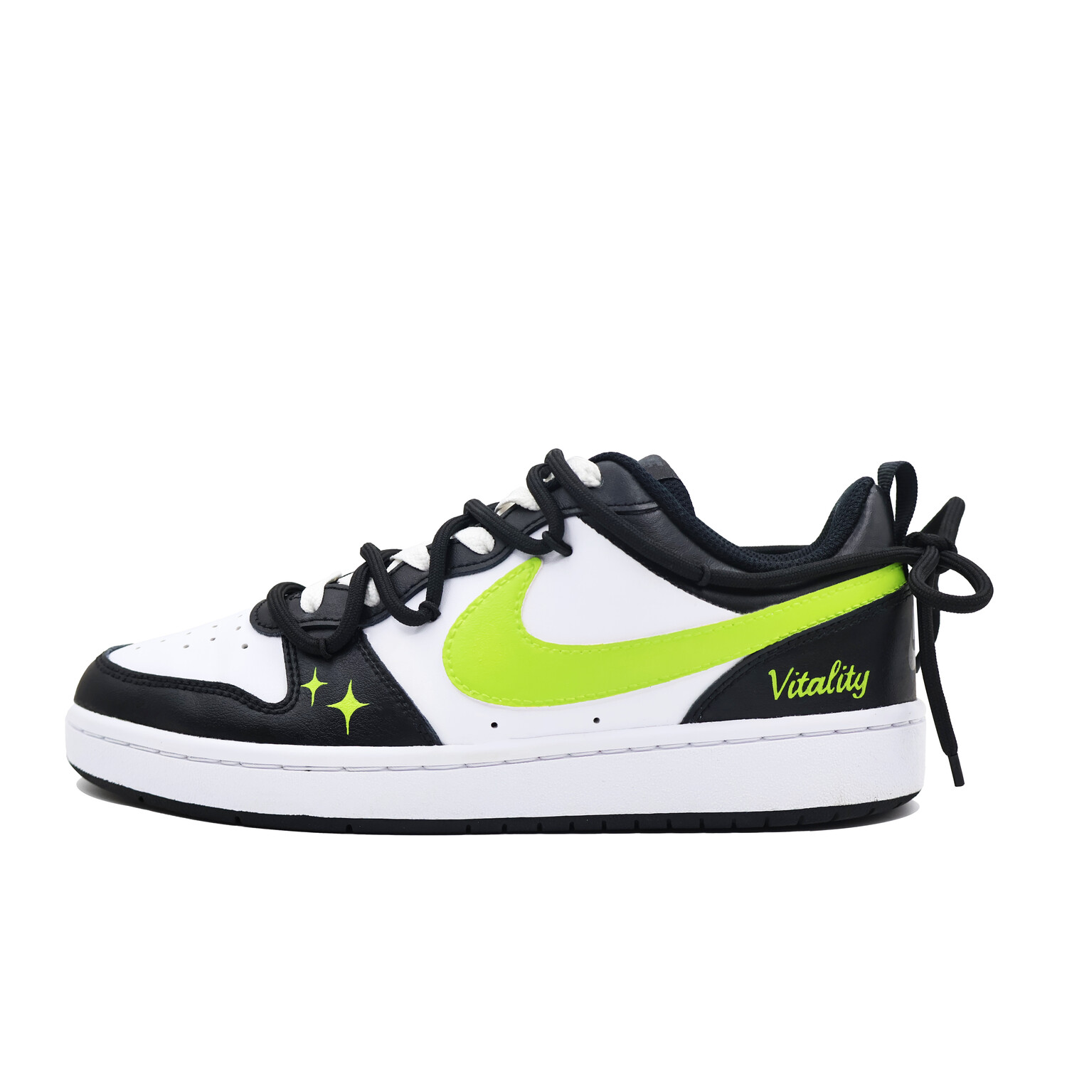 Кроссовки Nike Court Borough Skateboarding Shoes Women's Low-top Green, зеленый