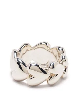AMBUSH серебряное кольцо с логотипом