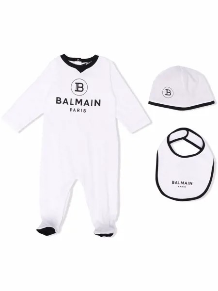 Balmain Kids пижама с логотипом