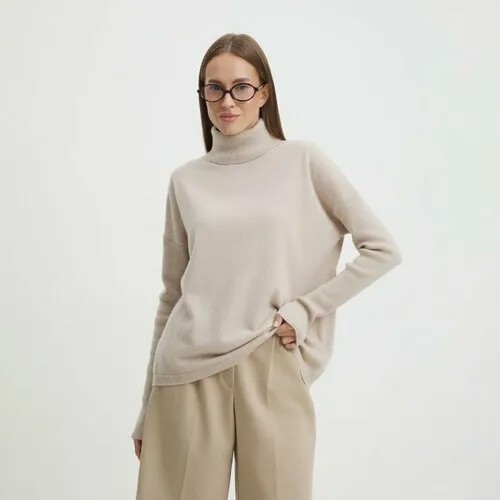 Водолазка Maison David, размер XS, , бежевый