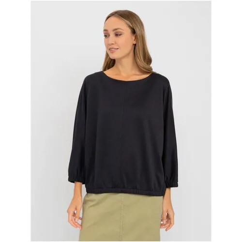 Лонгслив Gerry Weber, однотонный, размер L, синий