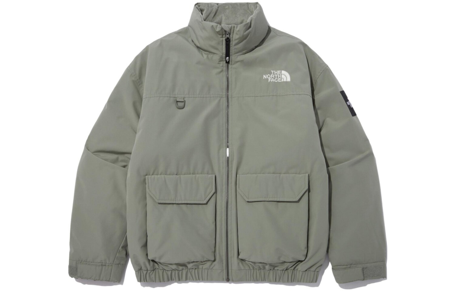 Пуховик мужской зеленый The North Face, зеленый