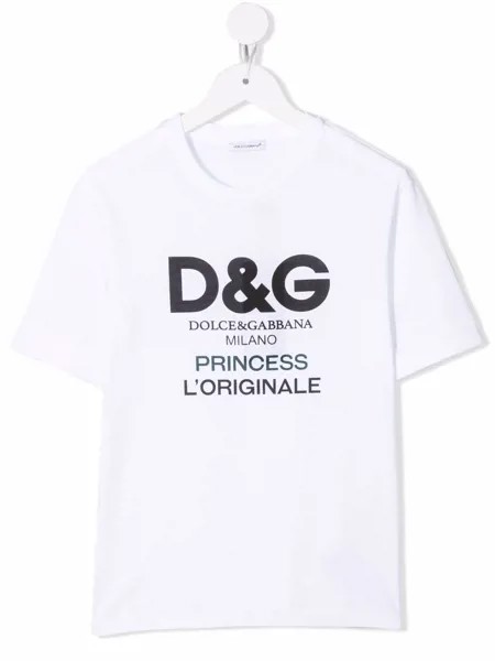 Dolce & Gabbana Kids футболка с логотипом