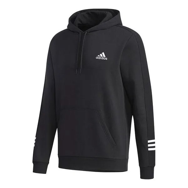 Толстовка adidas Sports Casual Hooded Sweater Men Black, черный