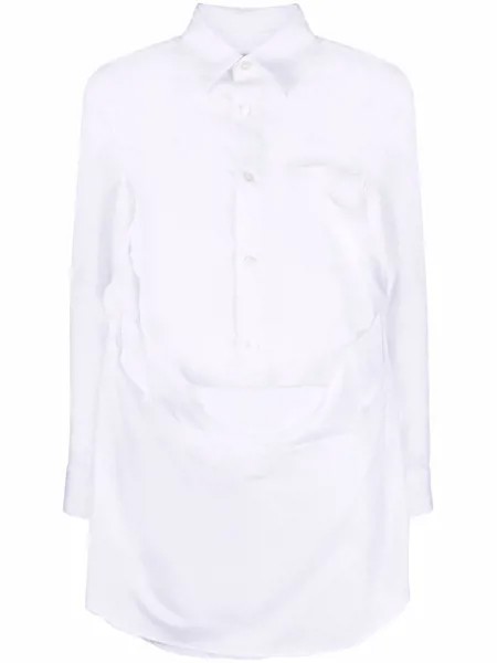 Comme Des Garçons длинная рубашка на пуговицах