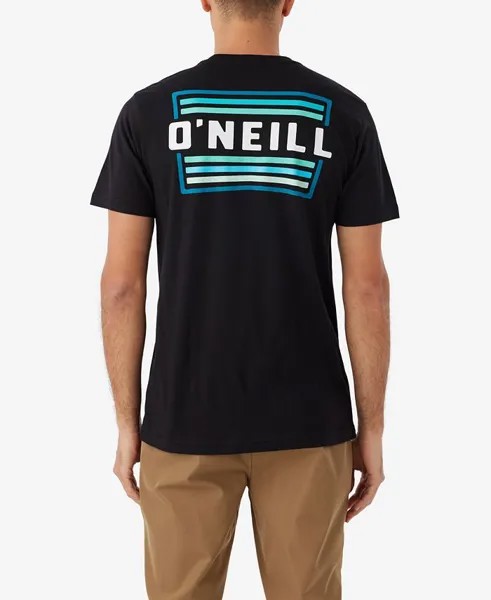 Мужская рабочая футболка с короткими рукавами из жесткой ткани O'Neill, черный