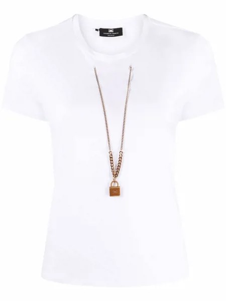 Elisabetta Franchi chain-detail T-shirt