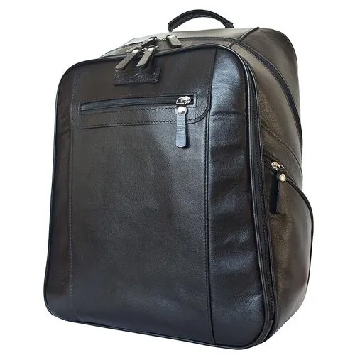 Кожаный рюкзак Cossira black Carlo Gattini 3048-01