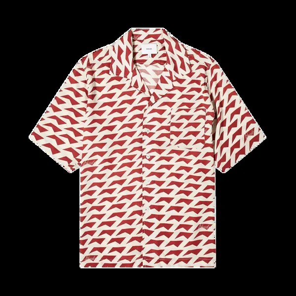Рубашка Rhude Dolce Vita Silk 'Red/Cream', красный