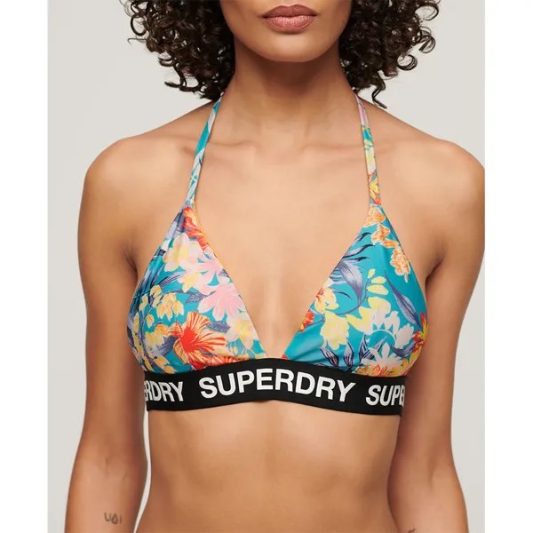 Топ бикини Superdry Logo Triangle, Разноцветный