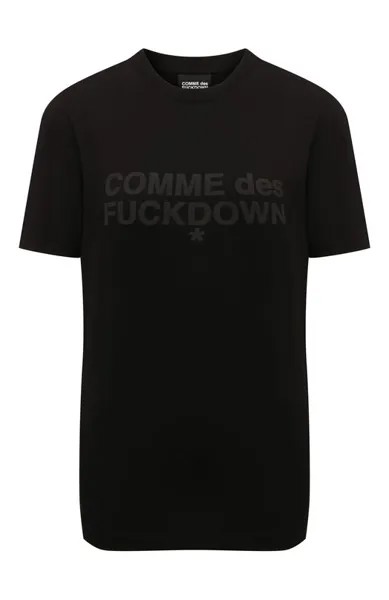 Хлопковая футболка Comme des Fuckdown