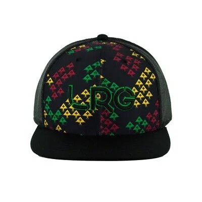 LRG Lifted Research Group Babytree Сетчатая кепка Snapback (черная) 6-панельная кепка