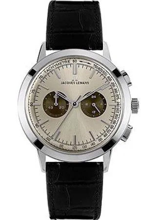 Fashion наручные  мужские часы Jacques Lemans N-204B. Коллекция Nostalgie