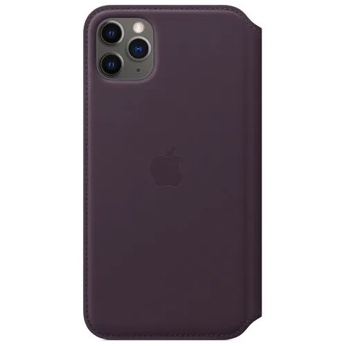 Apple iPhone 11 Pro Max Leather Folio Case Black
