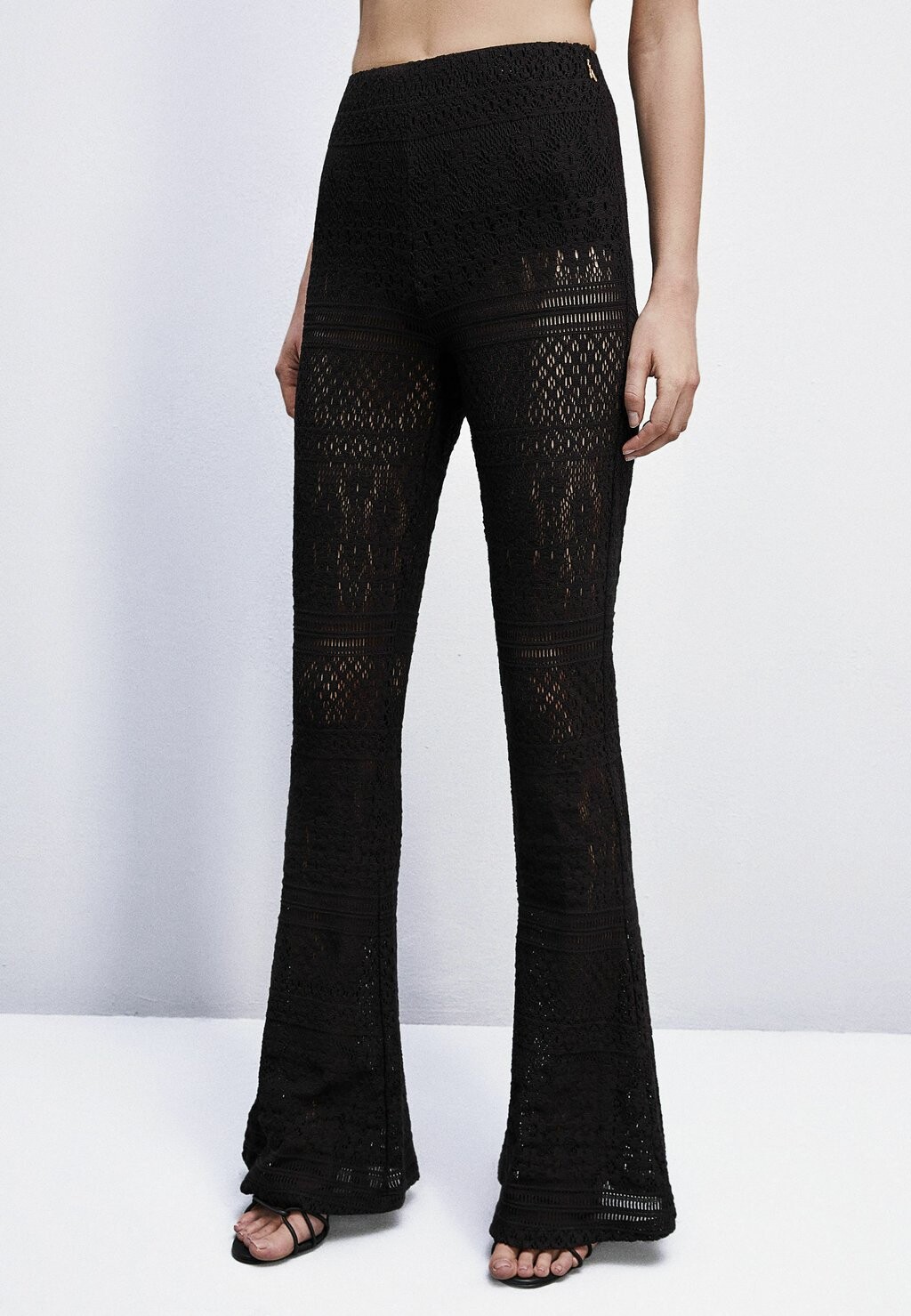 Брюки FLARED SLIM FIT Patrizia Pepe, черный