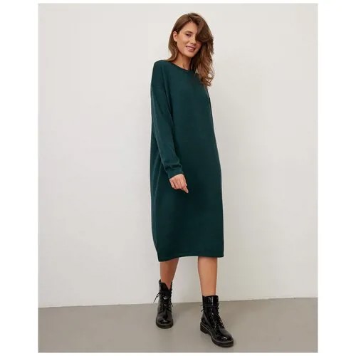 COCOS Платье из смесовой шерсти, зеленый, M/L