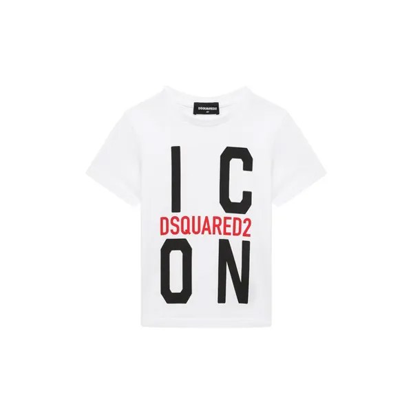 Хлопковая футболка Dsquared2