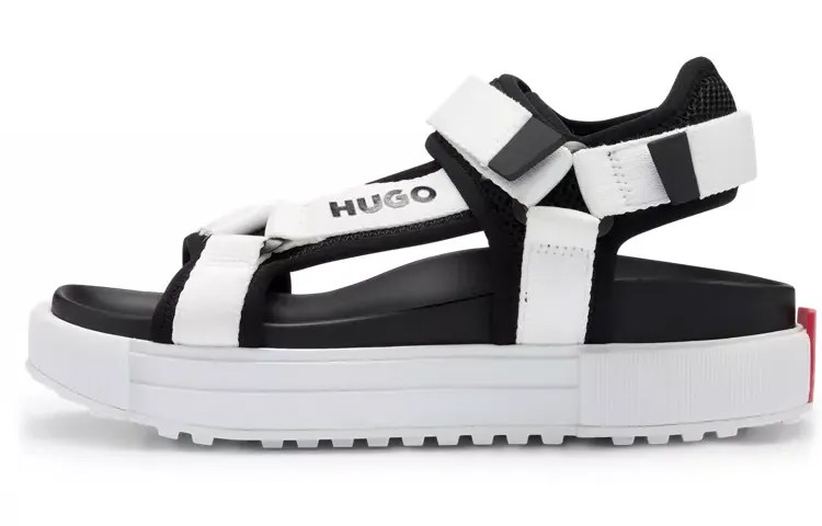 Пляжные сандалии мужские белые Hugo Boss