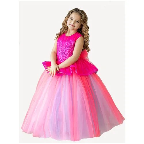 Платье Laura, размер 116-122, розовый