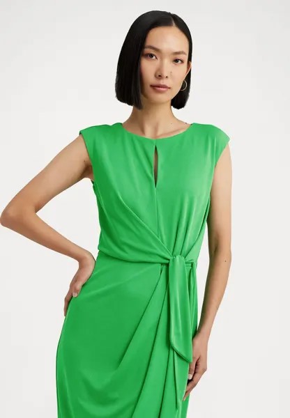 Платье из джерси Lauren Ralph Lauren REIDLY SHORT SLEEVE DAY DRESS, цвет green topaz