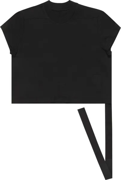 Футболка Rick Owens DRKSHDW Cropped Small Level  'Black', черный