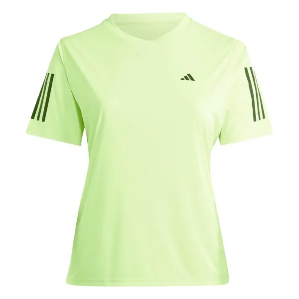 Рубашка для выступлений Adidas Own the Run, светло-зеленый