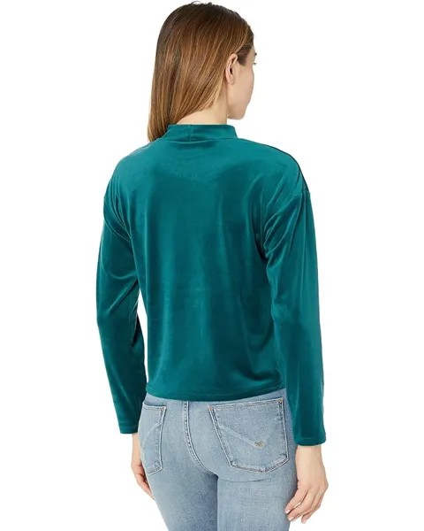 Свитер 1.STATE Drop Shoulder High Neck Top, цвет Green Forest