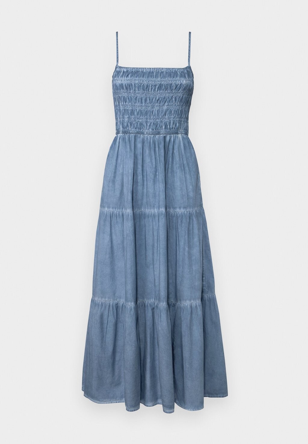 Повседневное платье SMOCKED GAP, светло-голубой