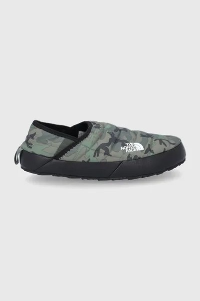 Тапочки Thermoball Traction Mule The North Face, зеленый