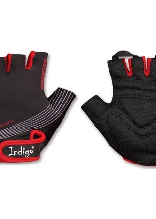 Перчатки вело мужские INDIGO SB-01-8203 Черно-красный XL