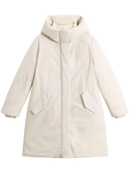 Woolrich парка с капюшоном, белый