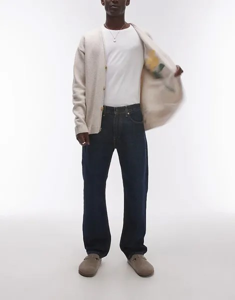 Темно-синие свободные джинсы прямого кроя Levi's 555 '96