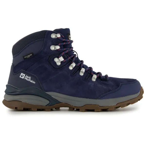 Ботинки для прогулки Jack Wolfskin Women's Refugio Texapore Mid, цвет Dark Blue/Grey
