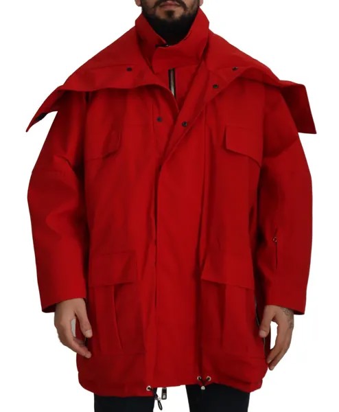 Куртка DOLCE - GABBANA Красная ветровка на молнии из полиэстера IT50/US40/L 1300usd