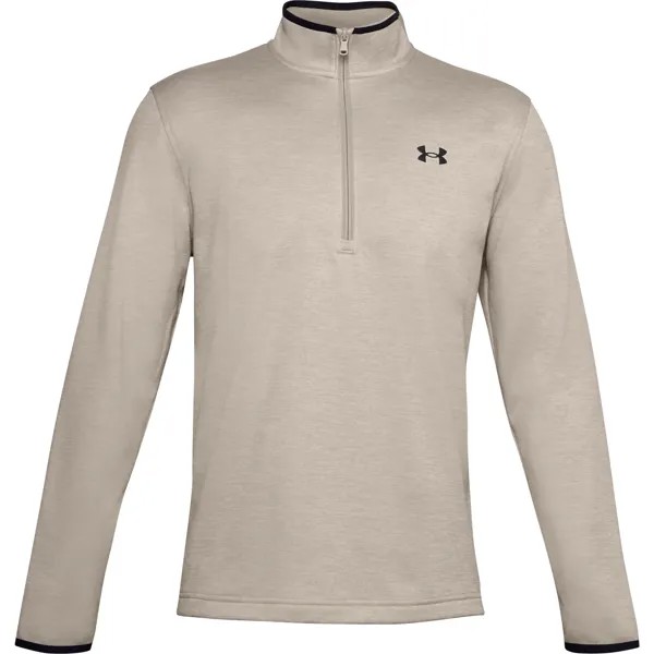 Лонгслив мужской Under Armour Fleece 1/2 ZIP коричневый XXL