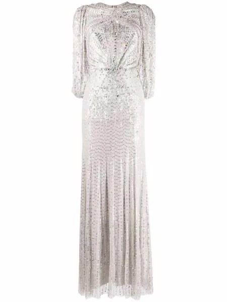 Jenny Packham вечернее платье с пайетками