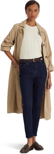 Джинсы LAUREN Ralph Lauren High-Rise Skinny Ankle Jeans, цвет Rinse Wash