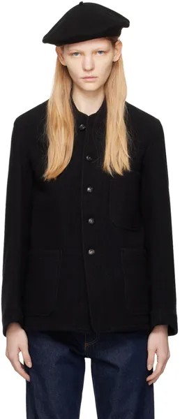 Черная куртка на пуговицах Maison Margiela